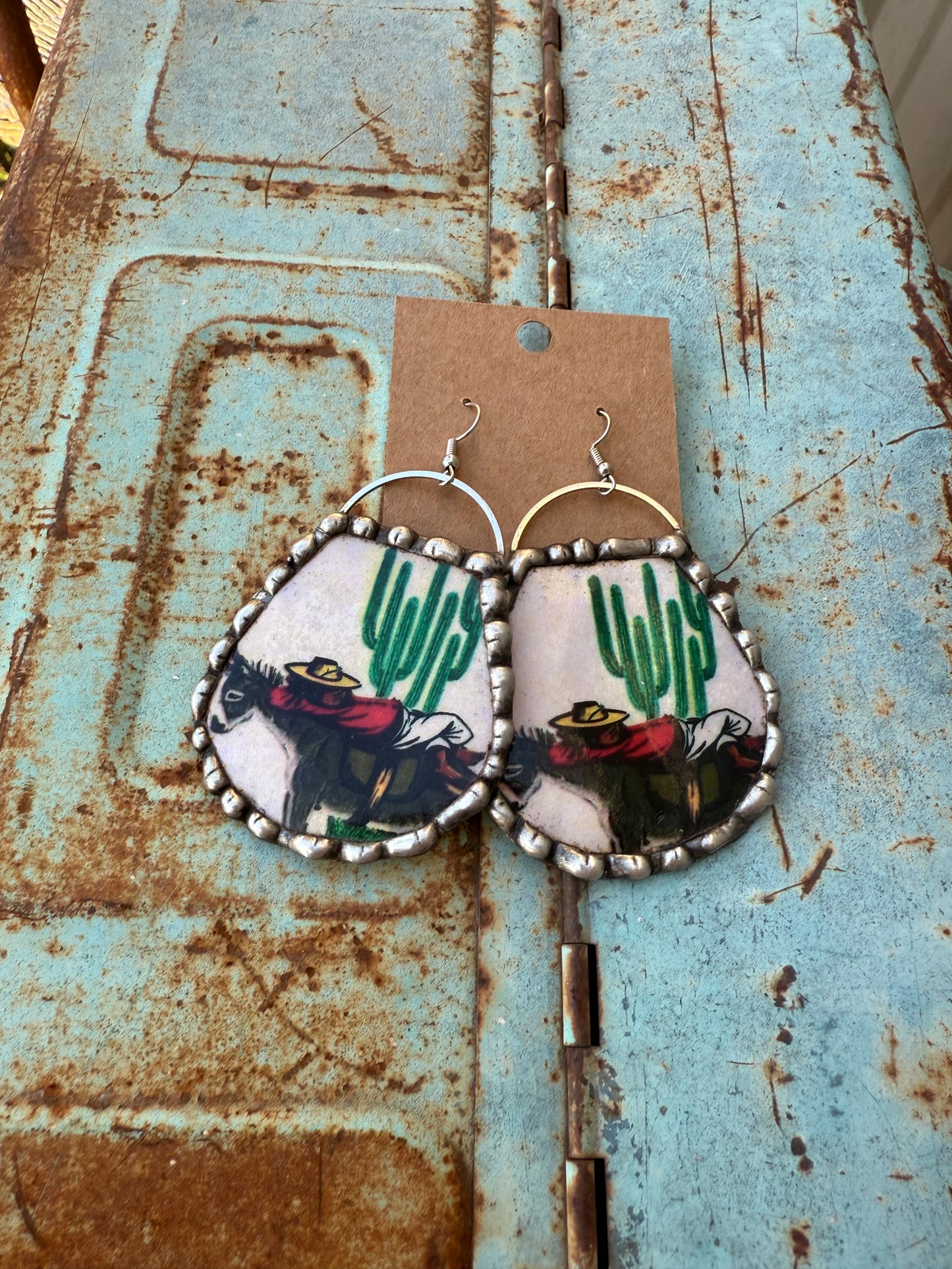 Siesta on a Burro Earrings