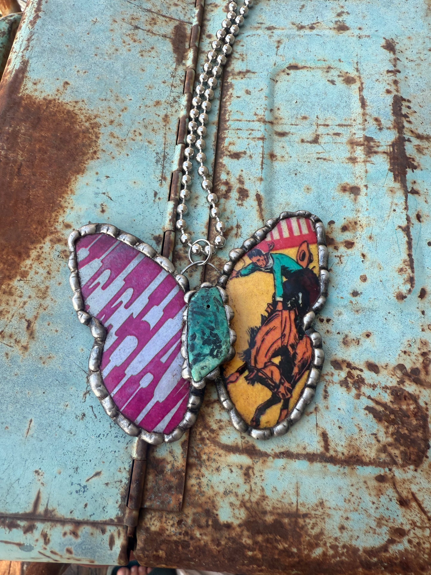 Yee Haw Butterfly Necklace