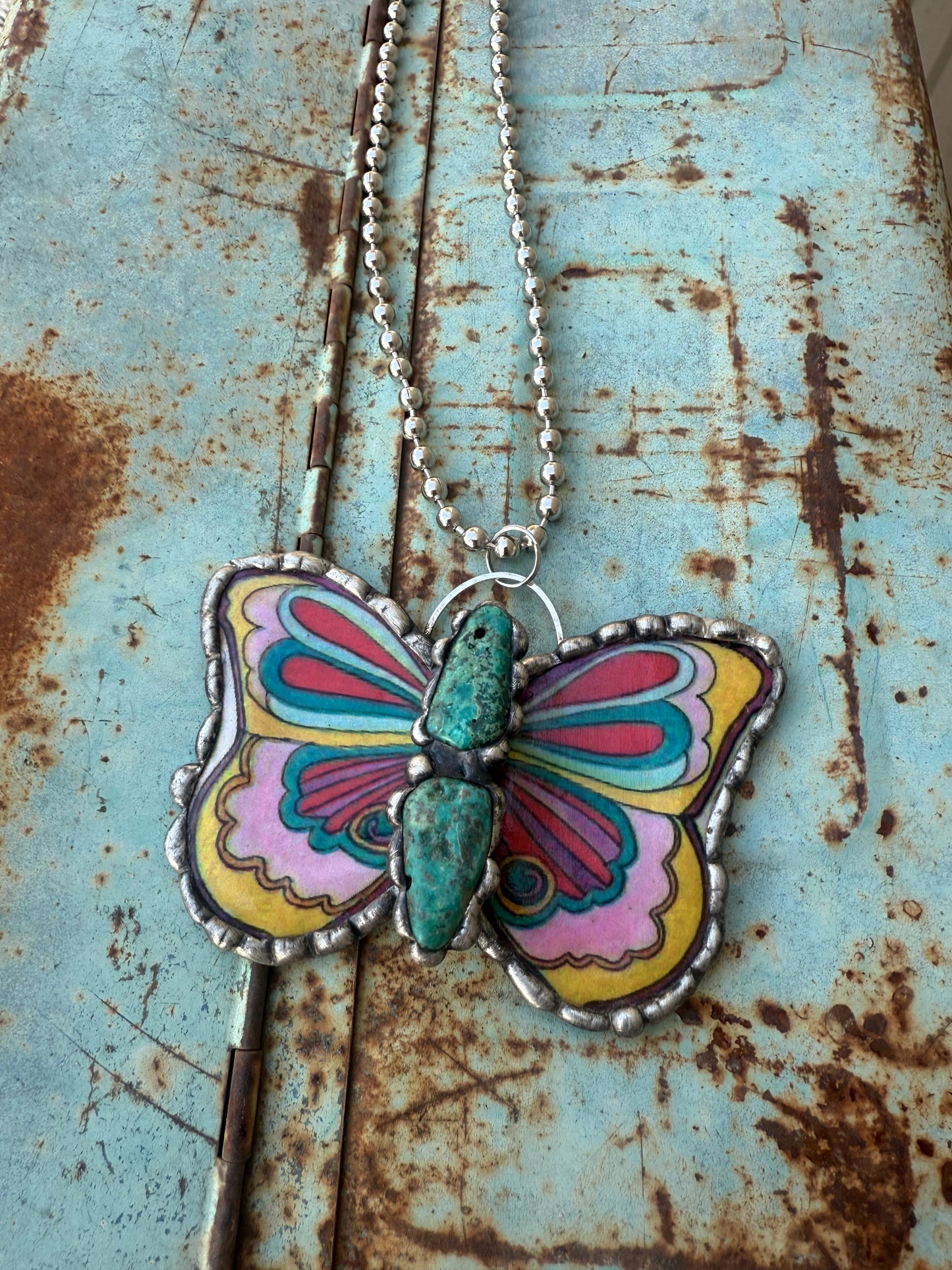 Retro Butterfly Necklace