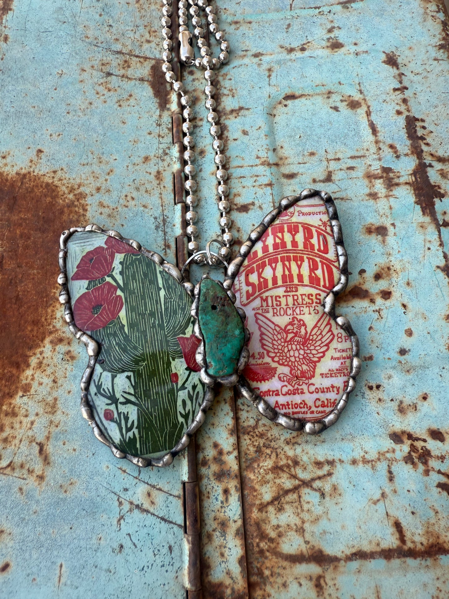 Lynyrd Skynyrd Butterfly Necklace