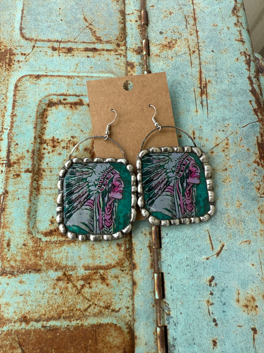 Green Chief Earrings