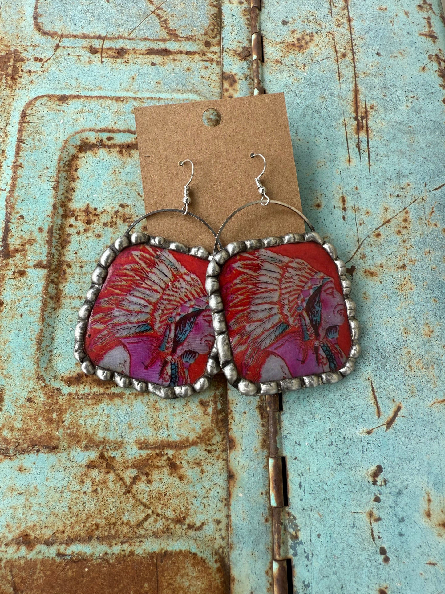 Orange Chief Earrings