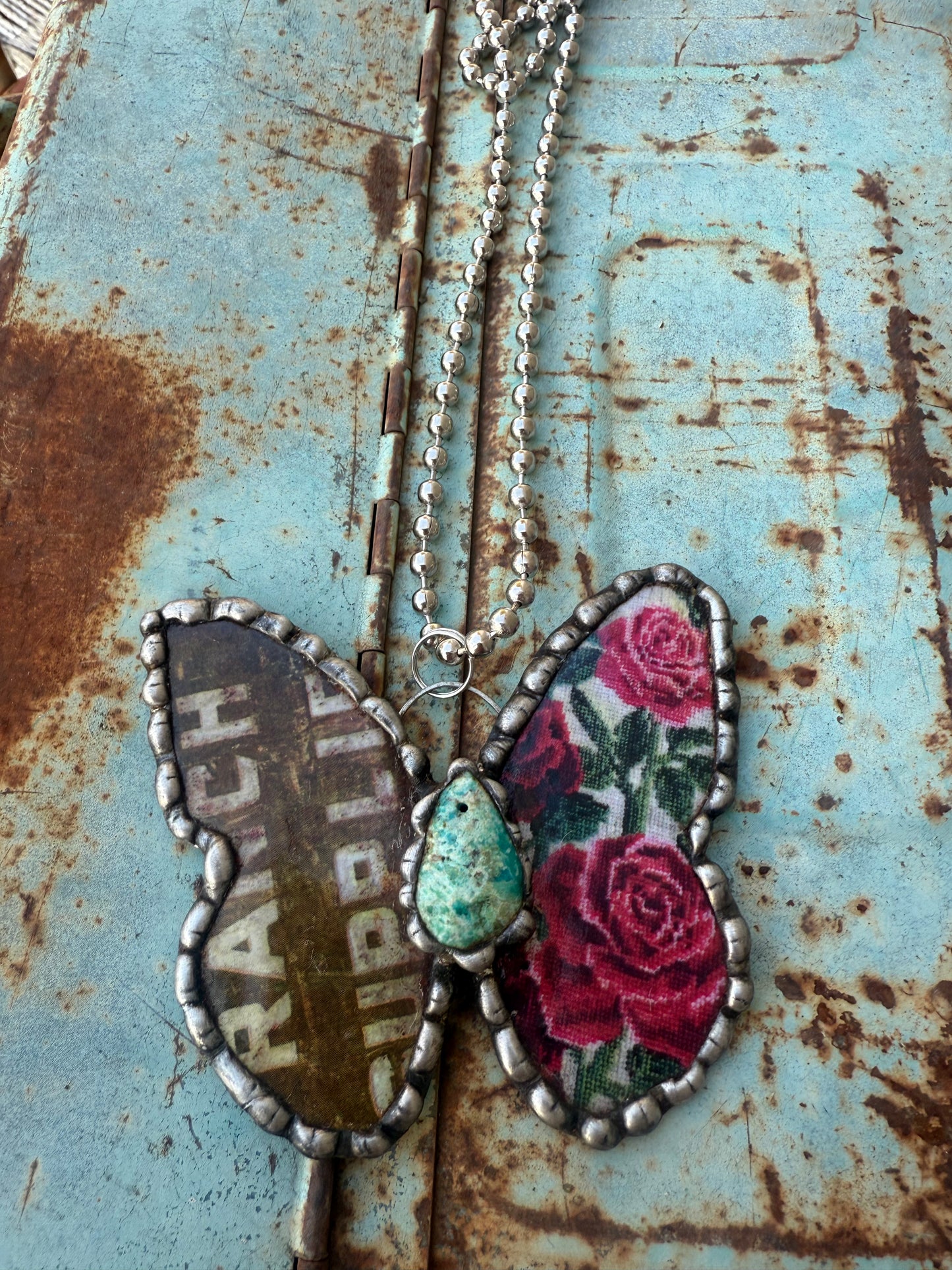 Ranch Supplies Butterfly Necklace