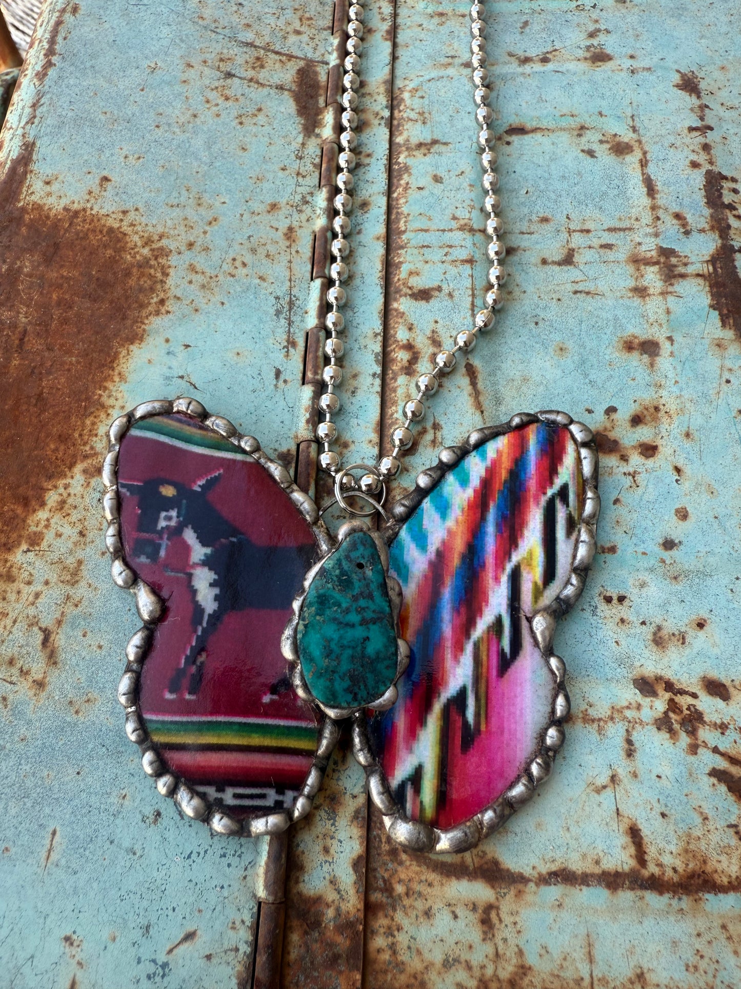 Donkey Butterfly Necklace