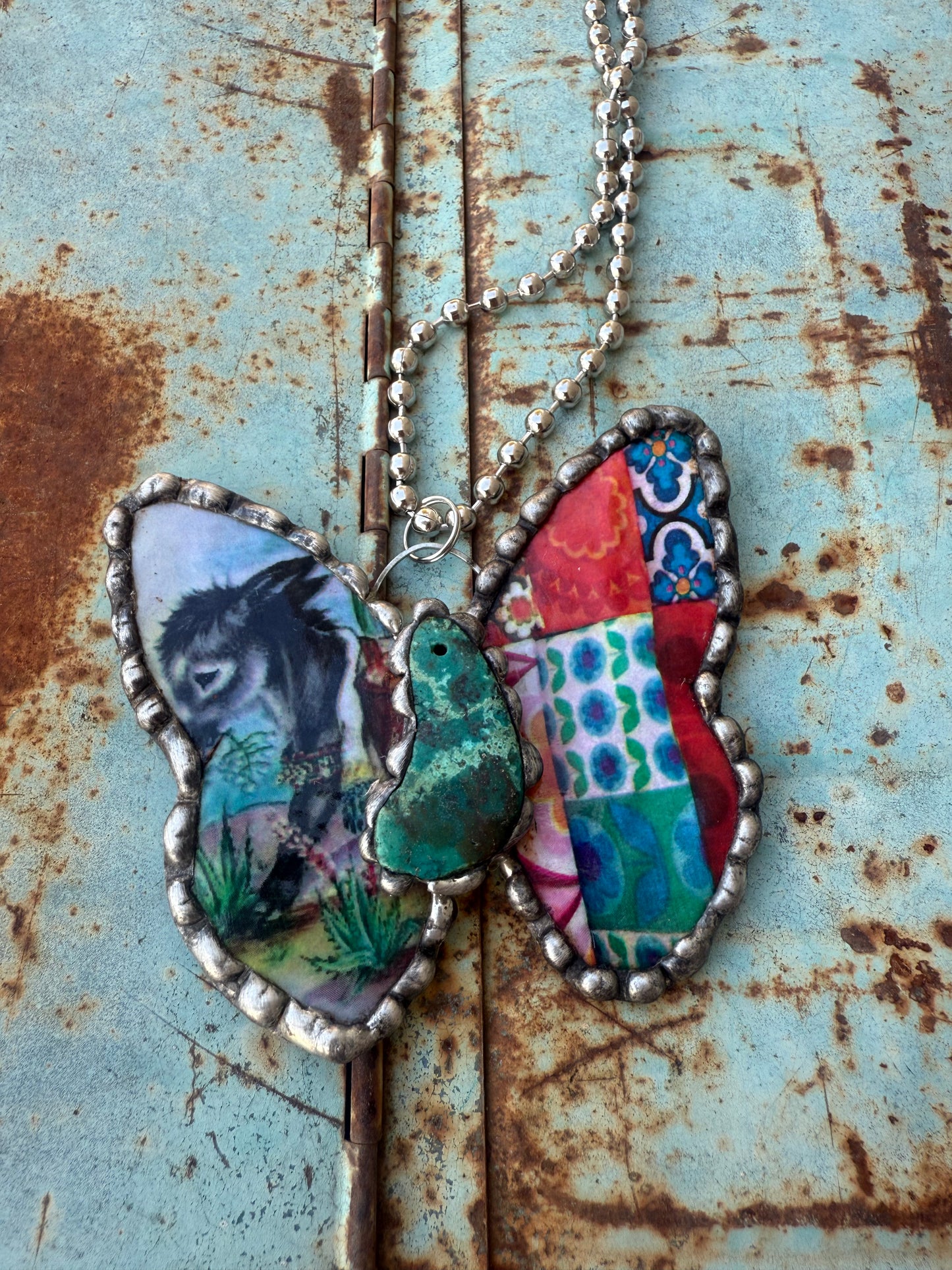 Donkey Butterfly Necklace