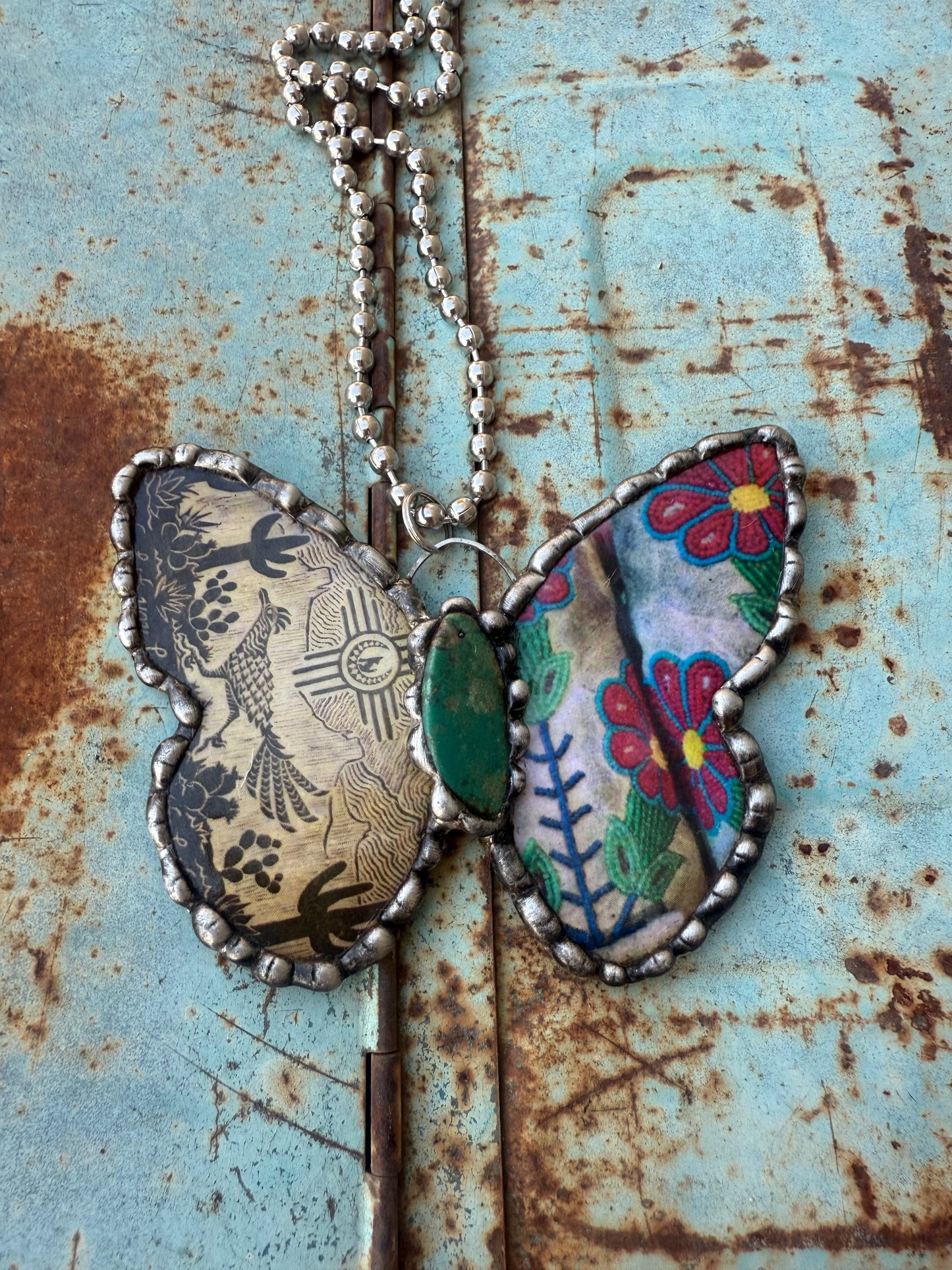 Roadrunner Butterfly Necklace