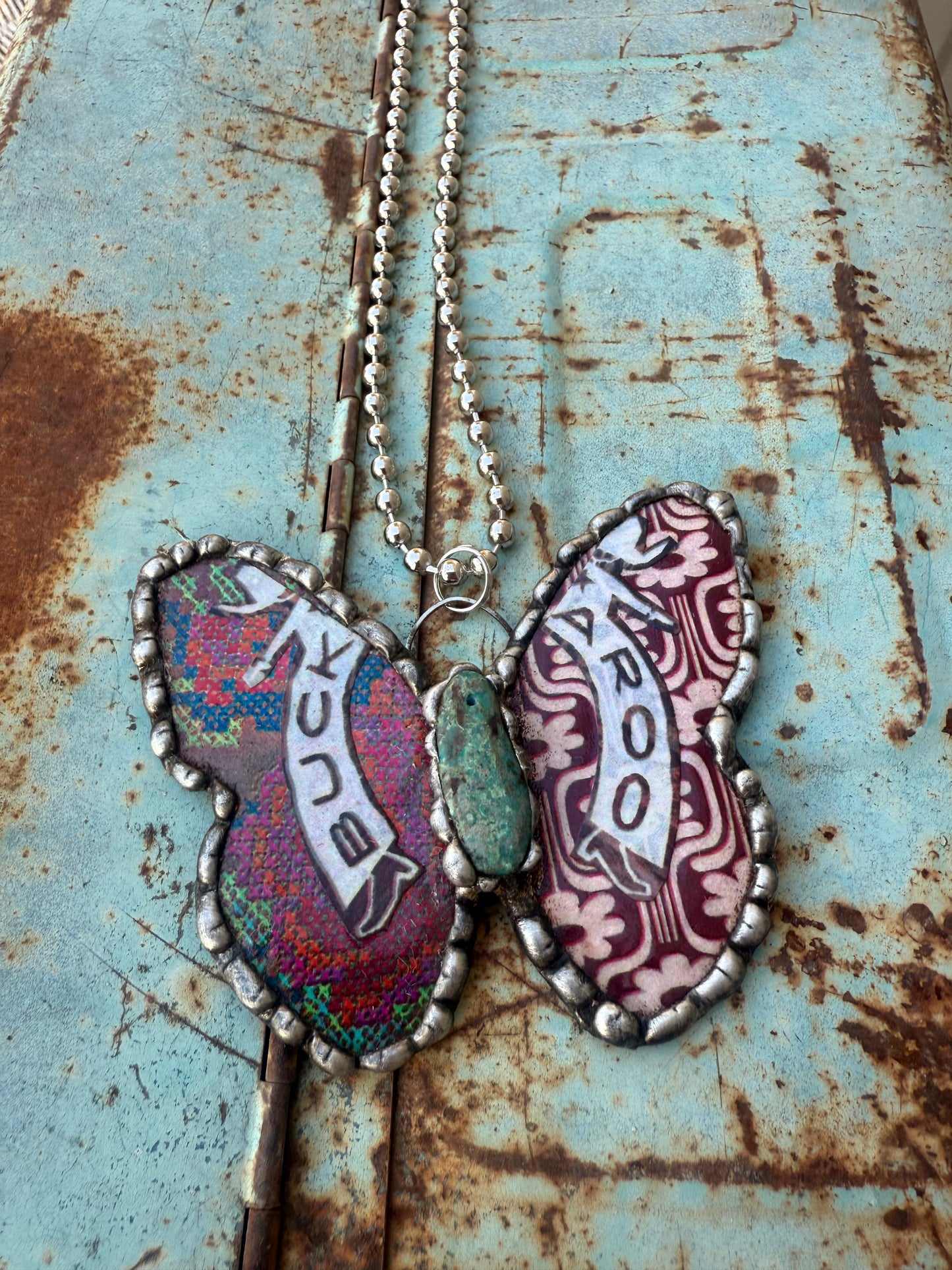 Buck-A-Roo Butterfly Necklace